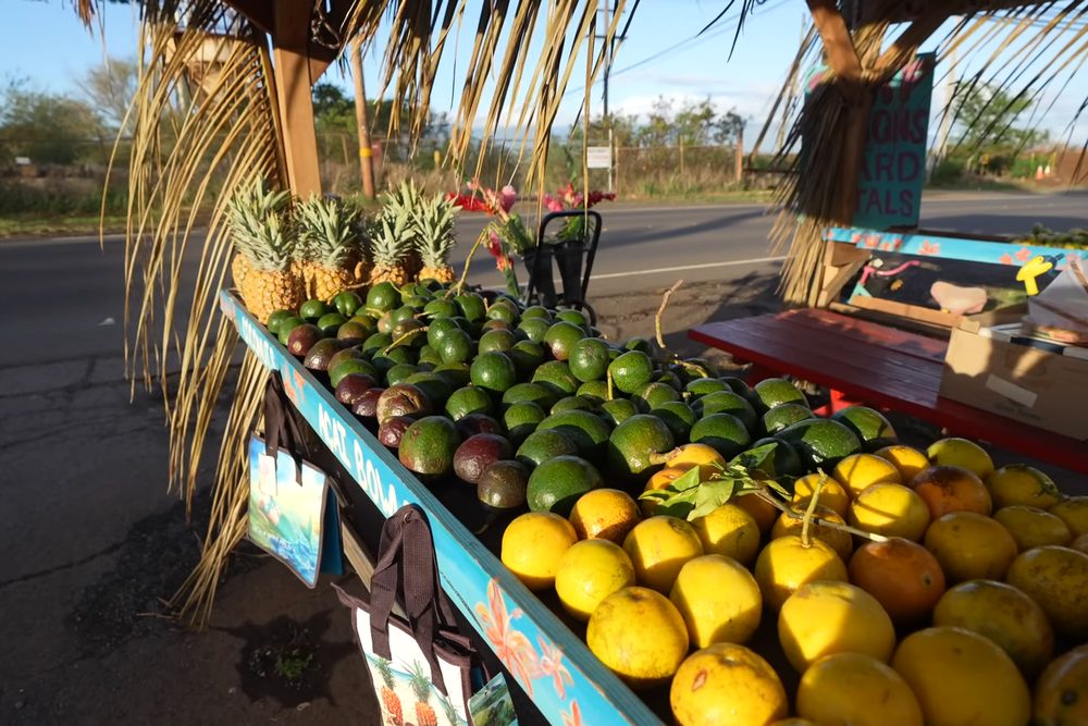 Roadside fruit stand